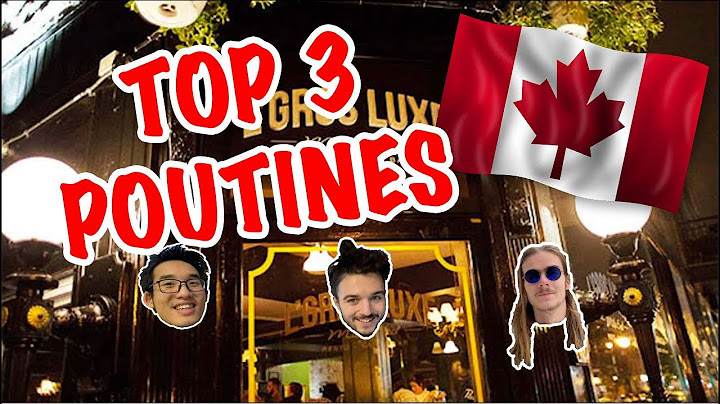 TOP 3 POUTINE RESTAURANTS in MONTREAL, QUEBEC - Kiwi Dep Reacts