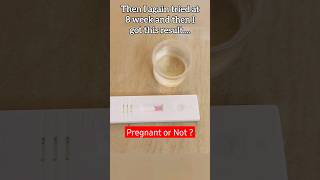 ?Negative to Positive Pregnancy Test? #positivepregnancy #pregnancyjourney #pregnancytest #shorts