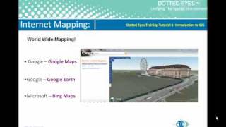 Dotted Eyes: Online Training "Tutorial 1 - Introduction to GIS"