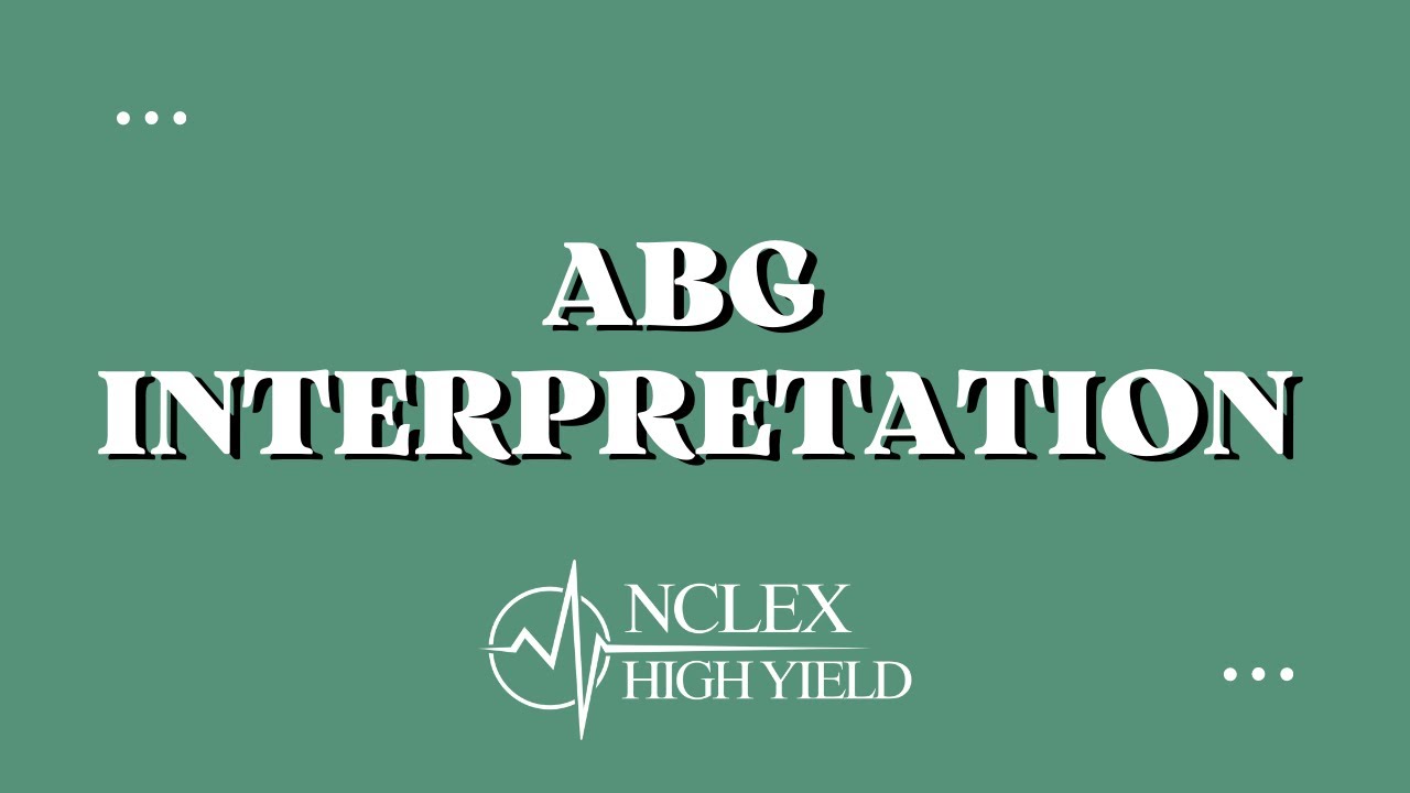 Интерпретация ABGs | NCLEX High Yield