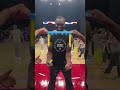 Jaylen Brown reflex challenge...  with sunglasses still on 😎