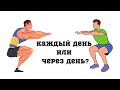 Тренировки каждый день или через день? До отказа или нет? С каким пульсом?