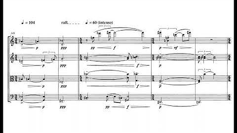 Berio - Notturno for String Quartet (1993) (with score)