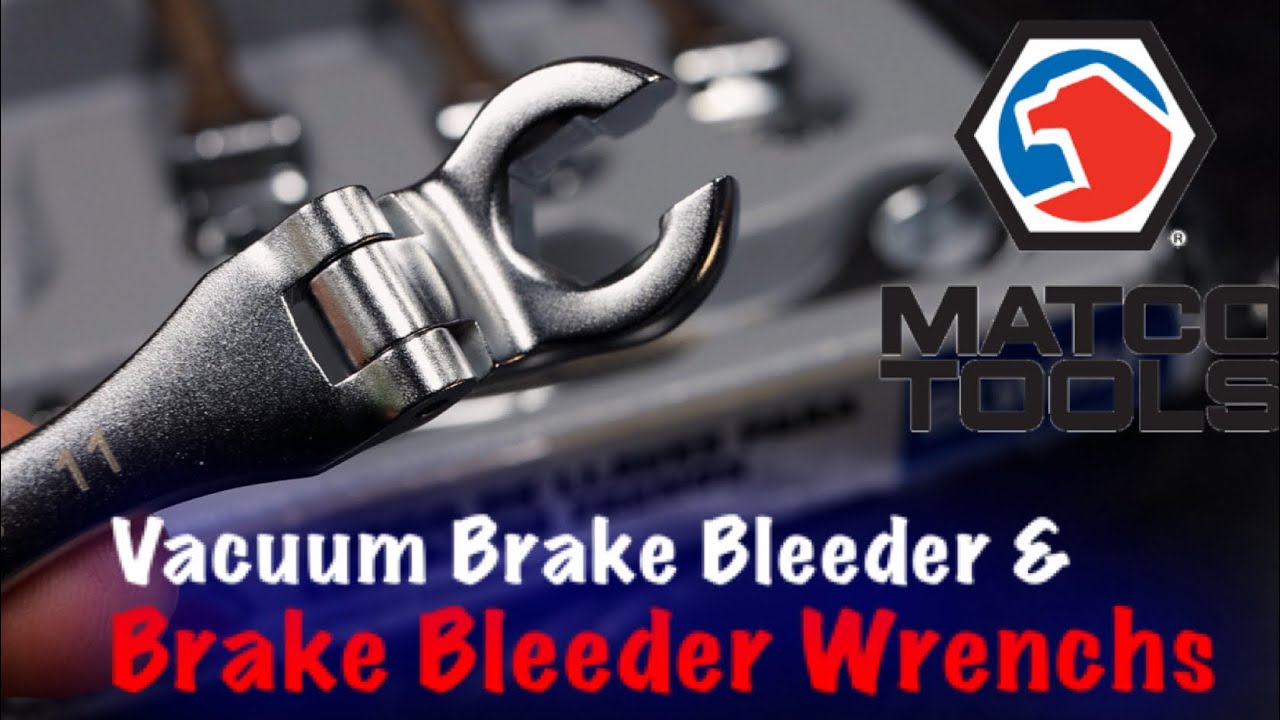 Matco Tools New Brake Bleeder and Bleeder Wrench Set YouTube