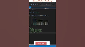 Programming Quiz Questions - Q52 -  Expand Future Academy #Shorts #Programming