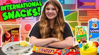 International Snack Challenge! Trying Foods From Around The World