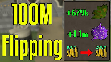How to flip with 100M! OSRS Real-time Prices Flipping Guide