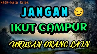 Kata sindiran halus buat orang suka kepo | singkat tapi ngena |Kabar Motivasi.