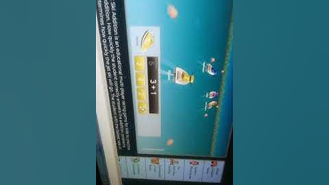 Playing ABCya jet ski addition