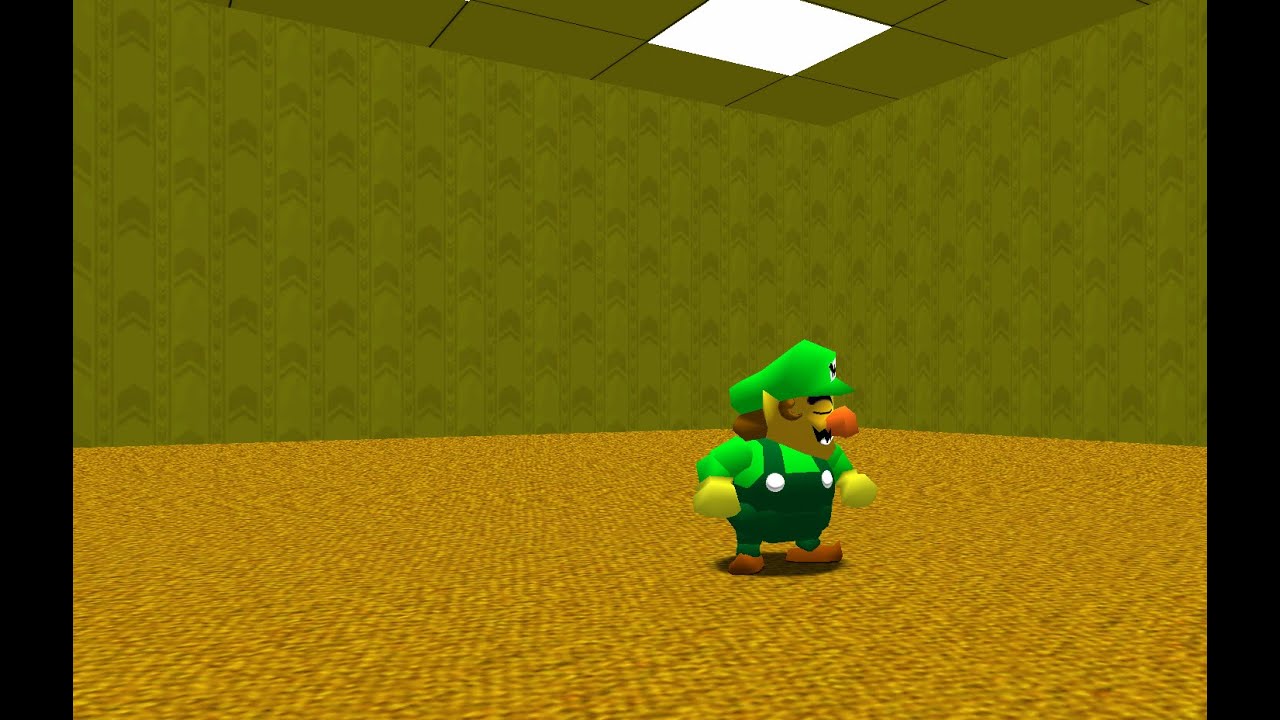 Super Mario 64 Hard/Gore Mode - BLJ'ing Into The Backrooms Easter Egg