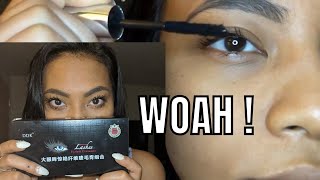Long Eyelashes Instantly Testing Ddk 4D Silk Mascara