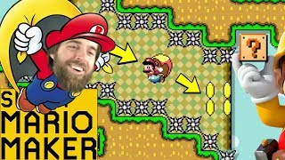 Ryu Learns to Fly (Backwards!) | Advanced Flying Levels [#01] [SUPER MARIO MAKER]