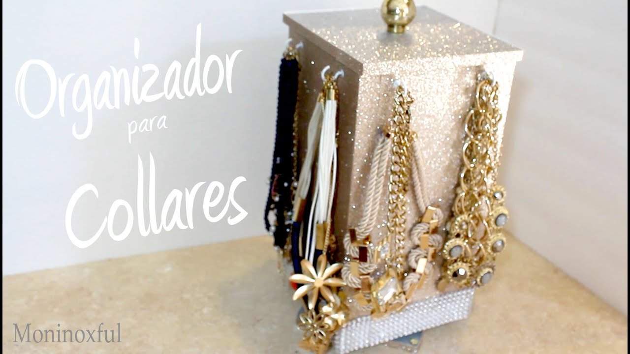 Cómo hacer Organizador Giratorio para Collares - Spinning Organizer - DIY