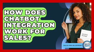 How Does Chatbot Integration Work For Sales? - Sales Pro Blueprint