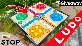 NonStop LUDO BOARD GAME UNBOXING | Foldable Ludo Board Game Unboxing | Family Indoor Games At Home