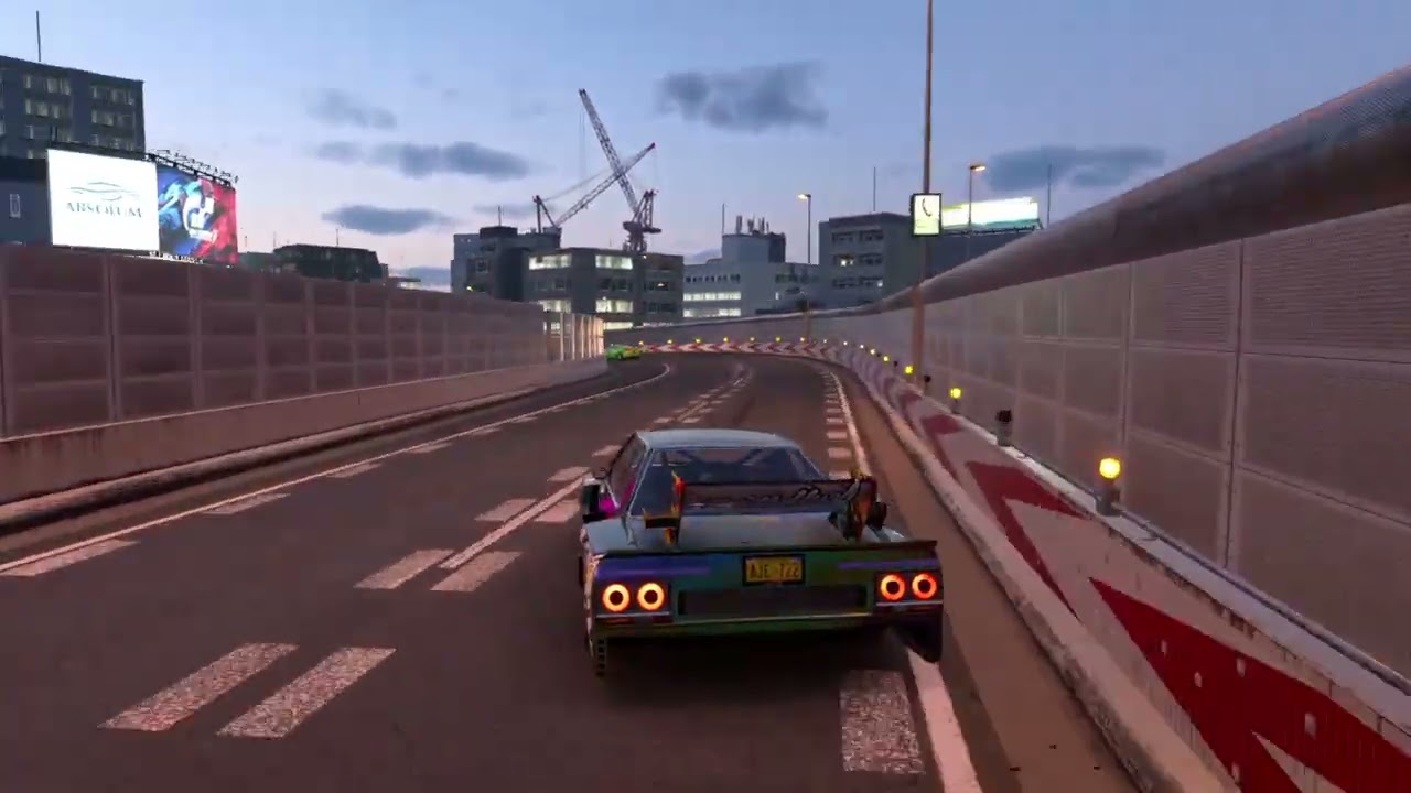 788hp 1984 Skyline Super Silhouette sunset drift session Tokyo