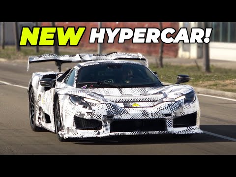 2025 Ferrari Hypercar Prototype on the road - FIRST FOOTAGE!