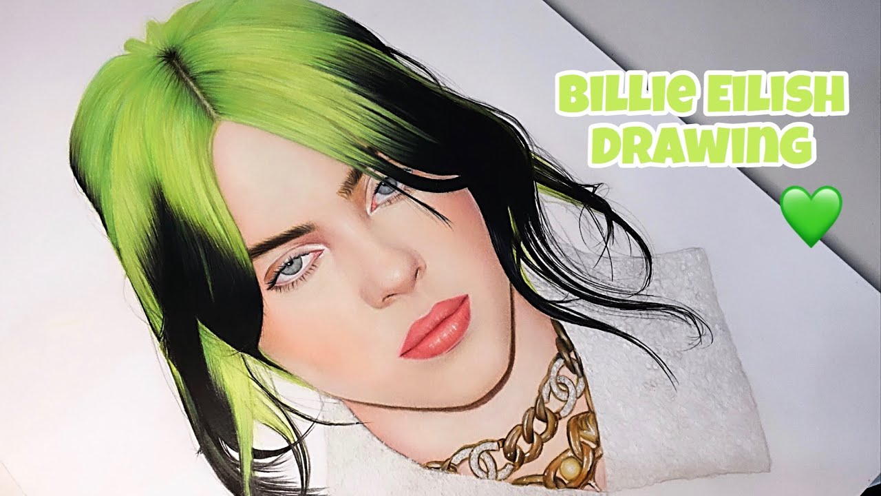 Billie Eilish Drawing - YouTube
