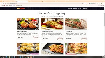 Souce code Quản lý nhà hàng PHP & MySql, quản lý order, thanh toán online