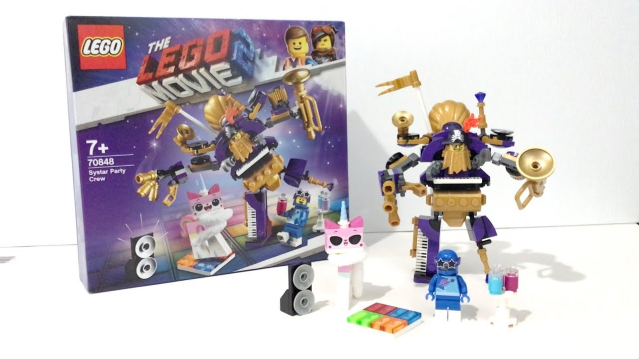 LEGO MOVIE 2 70848 Systar Party Crew REVIEW - YouTube