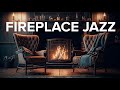 Fireplace Jazz: Smooth Saxophone Jazz Music | Relaxing Night Ambience