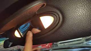 Porsche 996 J.F - Broken Sunvisor lid Repair