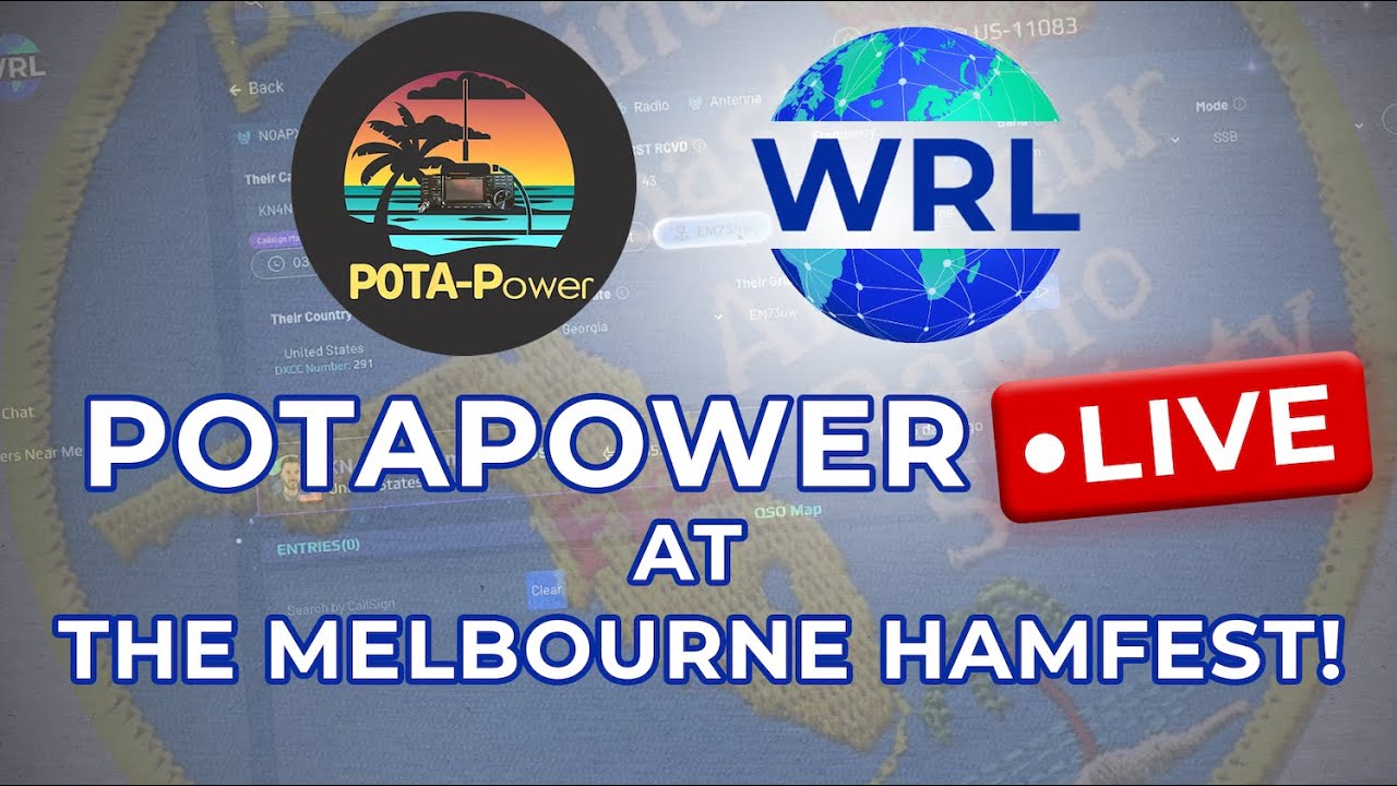 POTA Power Live at the Melbourne Hamfest!