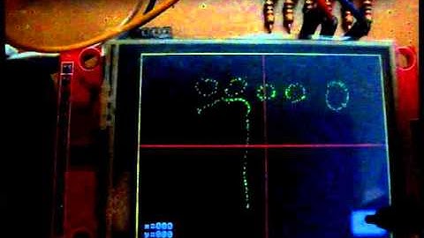 2.4" TFT LCD WITH TOUCHSCREEN AND PIC 18F2520 DEMO TEST