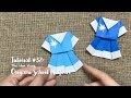 How to make diy origami cute school uniform  the idea king tutorial 32