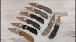The Ultimate Spyderco Chaparral Guide:  Comparing All 8 Versions!