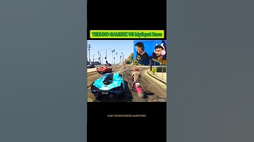 🔥 Techno Gamerz vs Mythpat 😈 Epic GTA 5 Race Battle 💥 #shortsfeed #technogamerz
