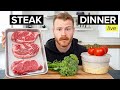I set up 5 cameras around my Kitchen while Cooking a Steak Dinner.