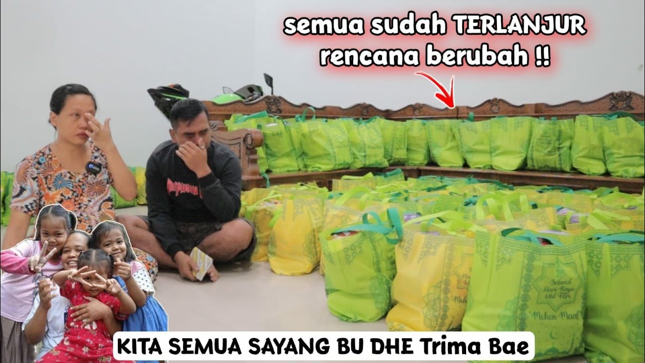 semua sudah terlanjur - rencana berubah-kita semua sayang bu dhe @trimabae