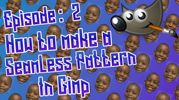 How to Make A Seamless Pattern In Gimp For Sublimation ep: 02