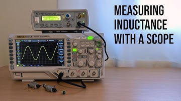 Measuring inductance with an oscilloscope and signal generator