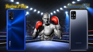 samsung m51 vs realme 7 pro | مقارنة ضرب نار مابين الجهازين