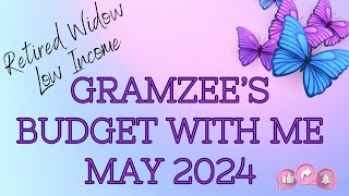 May 2024 Budget with Me | Update | Retired & Low Income | #budgetwithme #budget #lowincomebudget