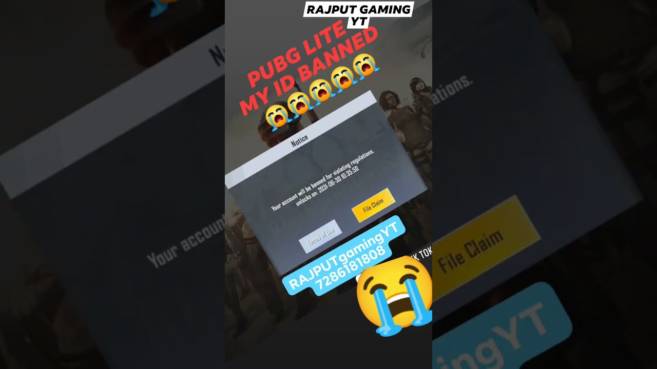 PUBG MOBILE LITE MY ID BANNED PLEASE HELP YouTube