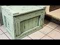 Make a Chest Out of Pallets With Distressed Finish