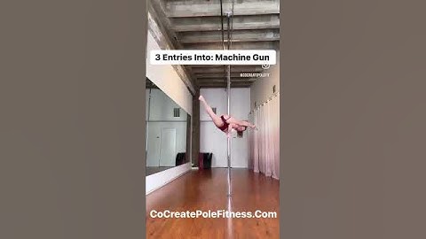 3 Entries to Machine Gun #poledance #poledancer #dancer #polefitness #aerial #poletutorial #polefit