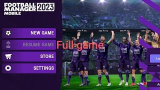 Football Manager 2023 Mobile (FM 23) 14.4.0 Apk Obb (Real Names) 