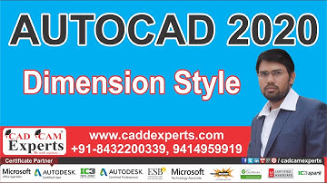 AutoCAD 2020 (Part-13) Dimension Style Full AutoCAD In Hindi BY Jitendra Kumar