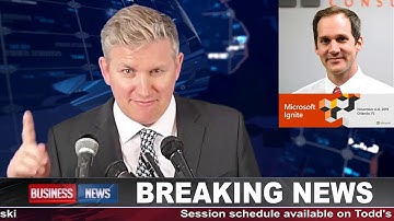 Microsoft Ignite 2019 Press Conference Announcement