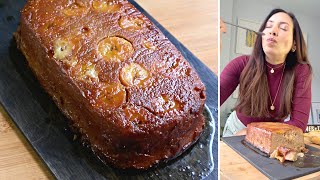 La torta de plátano con queso que te saca una sonrisa