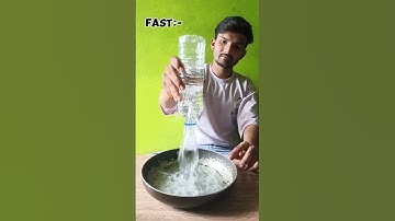 Learn fastest way to empty a bottle 😱 #fyp #shorts #lifehack