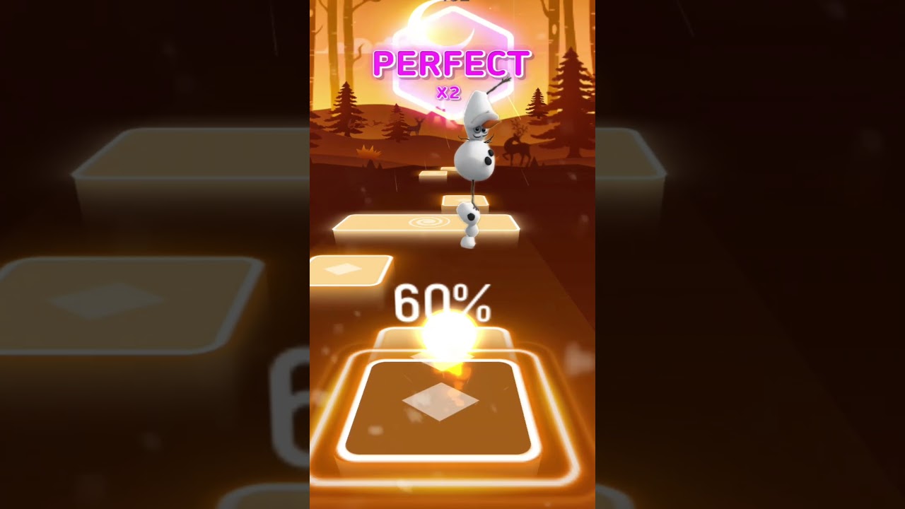 Tiles Hop - Olaf dance #shorts