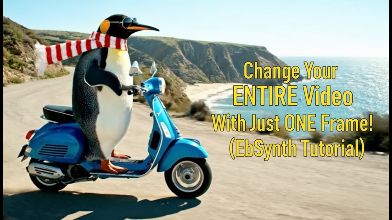 Измените цвет объекта во всем видео с помощью EbSynth