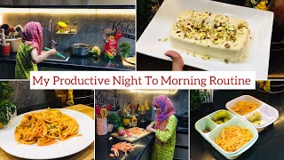 My Productive Night To Morning Routine | My Responsibilities After Husband | Homemade Kulfi