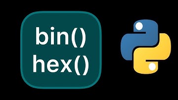 Simple example of the bin() and hex() functions in Python #Shorts