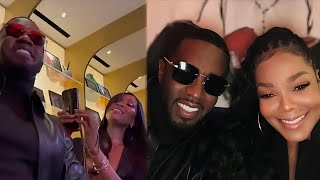 Diddy Parties With Janet Jackson \& Naomi Cambell On His Birthday